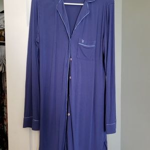 VS button up night shirt